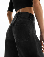 Женские джинсы barrel с высокой посадкой - BERSHKA