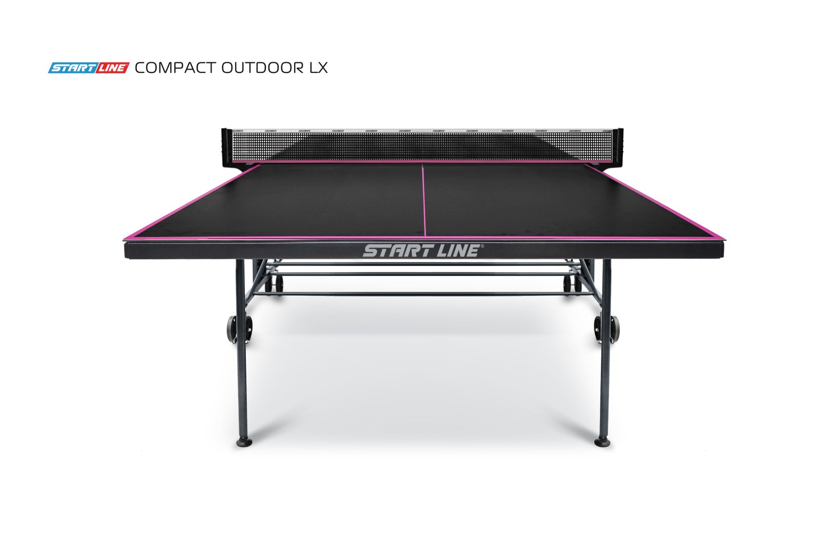 Стол теннисный Compact-2 LX Всепогодный 6 black фото №3