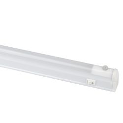 Линейный светодиодный светильник ЭРА LLED-02-08W-4000-MS-W 8Вт 4000K L574мм с датчиком движения | Бытовые светодиодные линейные светильники