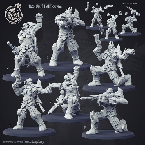 Орк Полуорк Изобретатель Алхимик 1шт миниатюра для dnd, днд, pathfinder, фентези, Настольная игра, НРИ, Варгейм, РПГ