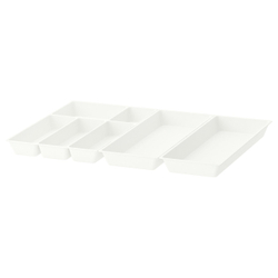 IKEA UPPDATERA  (ИКЕА УППДАТЕРА)  -  Лоток для приборов/2 лотка для принадлежностей - бежевый/белый 72x50 см