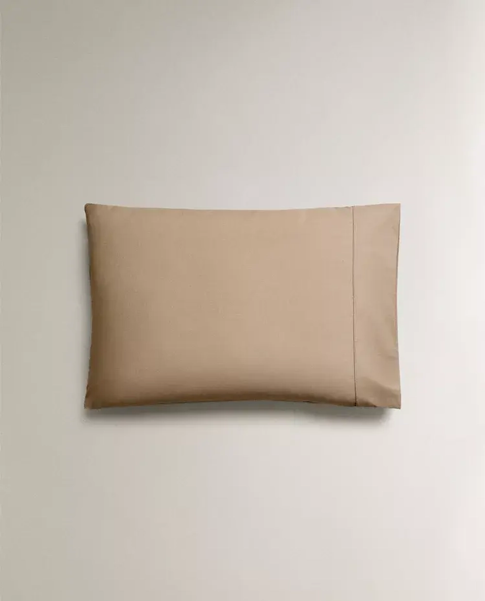 ZARA HOME (300 НИТЕЙ) НАВОЛОЧКА ИЗ ХЛОПКА ПЕРКАЛЬ, БЕЖЕВЫЙ