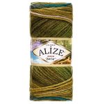 Пряжа Alize (Ализе) Burcum Batik / уп.5 мот. по 100 г, 210м, 4684 секционный A