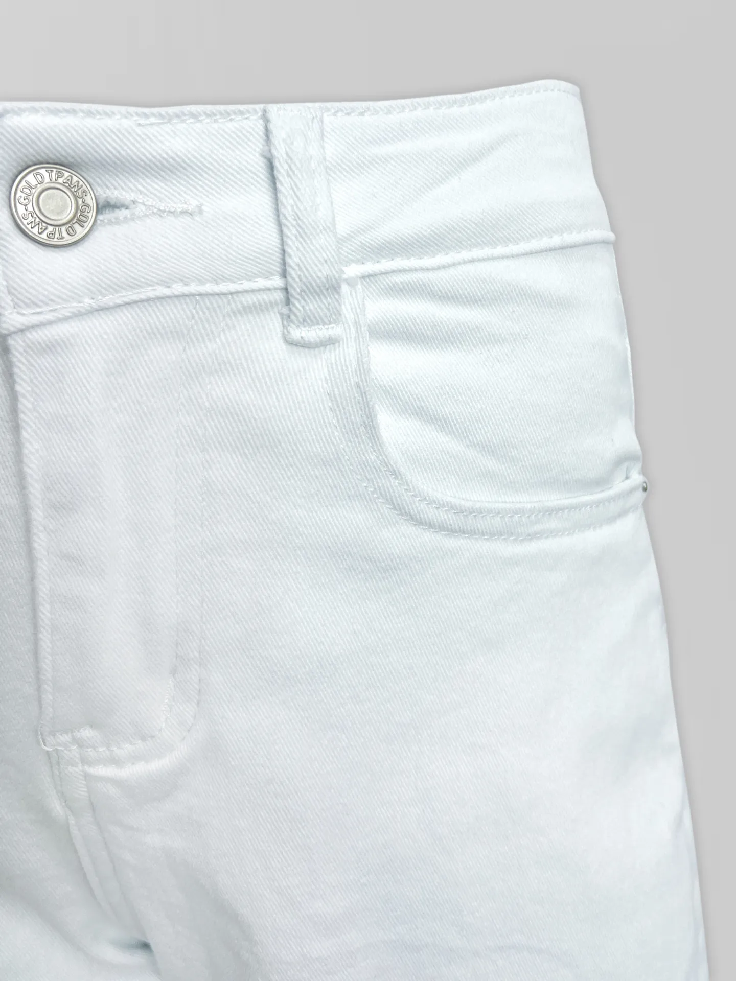 Джинсовые шорты бермуды Denim 9307 однотонные с подворотами