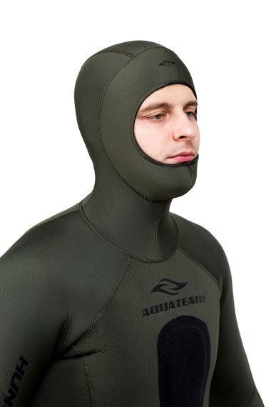 Гидрокостюм AquaTeam Hunter Jako 5 мм ультраспан/открытая пора оливковый