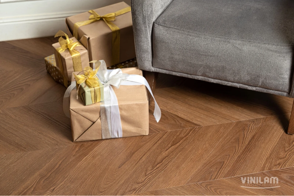 Кварц-винил ISOCORE Vinilam Parquet Chevron 8,5 мм Шеврон Плезир 1.58 м2