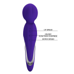 Фиолетовый жезловый вибратор 21,6см Pretty Love Walter BI-014622-3