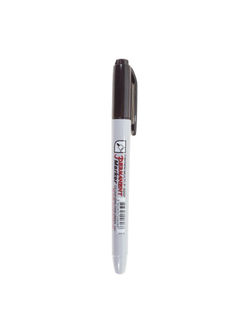Маркер перманентный "Multi Marker Super Slim" 1мм пулевидный черн. Crown 08-8001