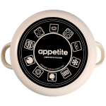 Кастрюля сталь, эмал, 4 л, крышка сталь, Appetite, Vostok, 1RD201M