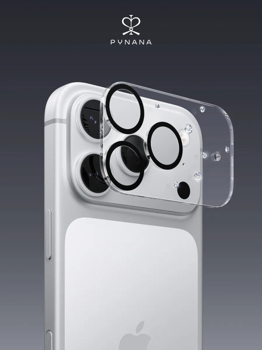 Защитное стекло на камеру для iPhone 18 Pro Max Pynana