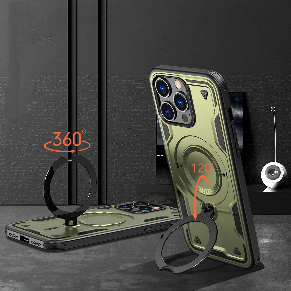 Чехол Magneto Case с кольцом для iPhone 13 Pro Max