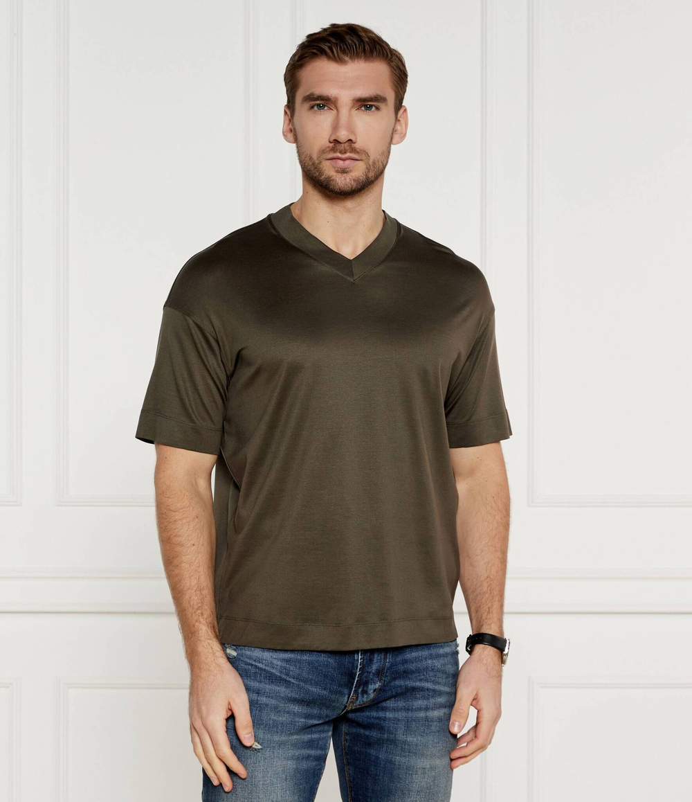 Футболка Emporio Armani - хаки(6D1TC8 1JOSZ)
