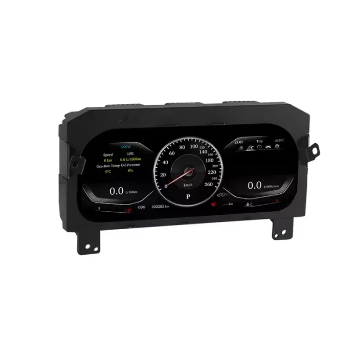 Электронная панель приборов Toyoya Land Cruiser Prado 150 2017-2022 - Kuberg NH-LCD-T04 с сенсорным LCD / ЖК 12.3" экраном QLED