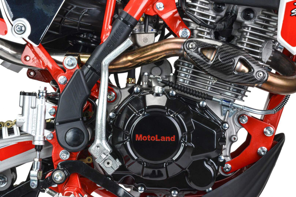 Мотоцикл Кросс Motoland XT300 HS (175FMM 4V) красный