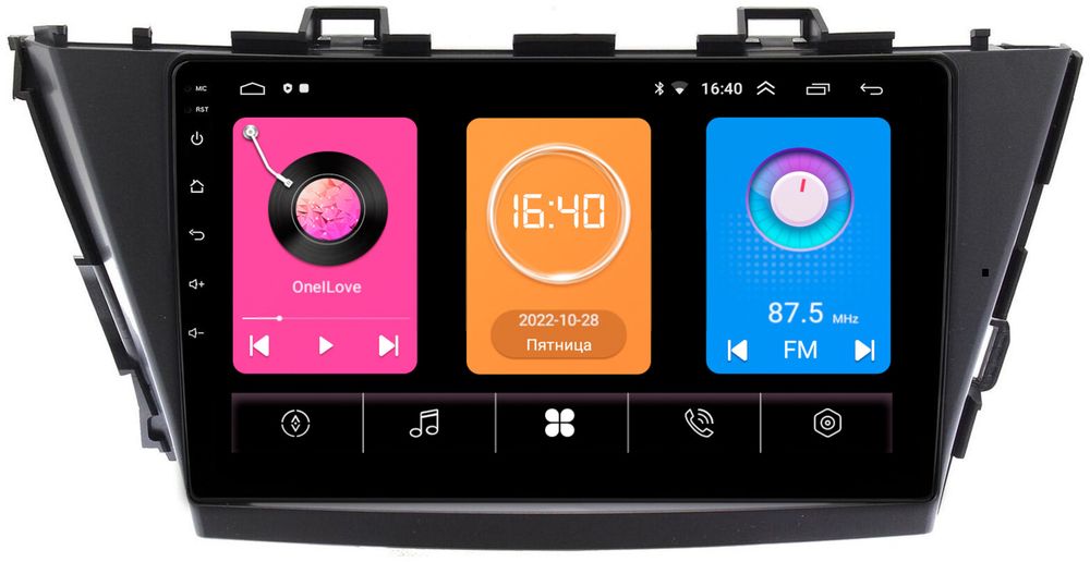 Магнитола для Toyota Prius Alpha 2011-2021 (правый руль) - GT9-TO296N на Android 10