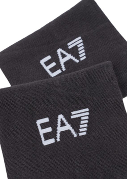 Напульсник теннисный EA7 Tennis Pro Wristband - raven/white
