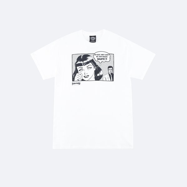 Футболка Thrasher Boyfriend (white) артикул: - купить в магазине Дайс