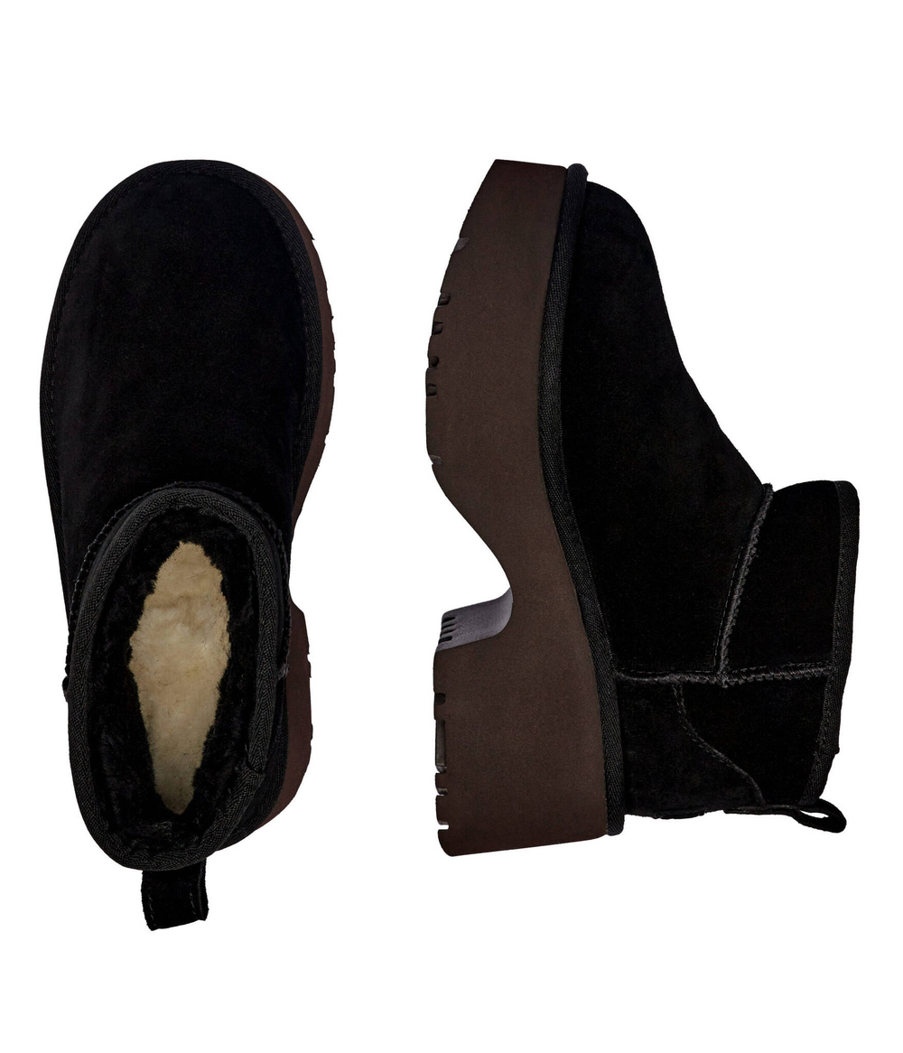 Кожаные угли Classic Ultra Mini New Heights UGG - черный(1158311)