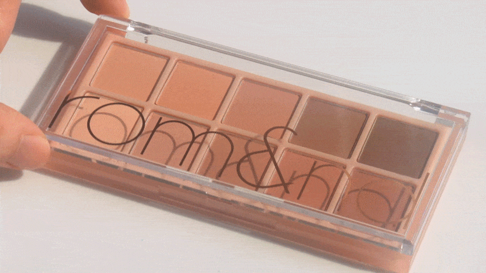 Большая палетка теней для век Rom&Nd Better Than Palette #05 Shade And Shadow Garden, 8гр