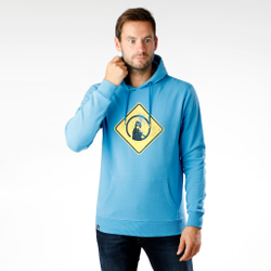 Мужская кофта теннисная Quiet Please Australia Road Sign Hoody Men - Blue, Yellow