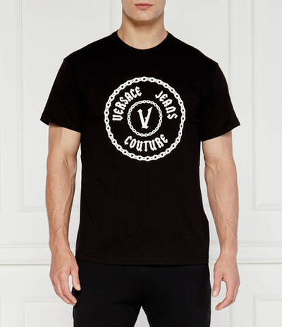 Футболка Versace Jeans Couture - черный(77GAHT03CJ00T)