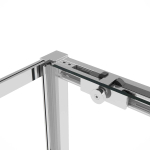 Душевой уголок Vincea Слим Софт (Slim Soft) VSR-1SS9011CL, 1100*900, хром, стекло прозрачное