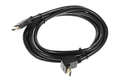 кабель HDMI (m)  -  HDMI (m)  (Г-образный),  ver 1.3, 2м, черный