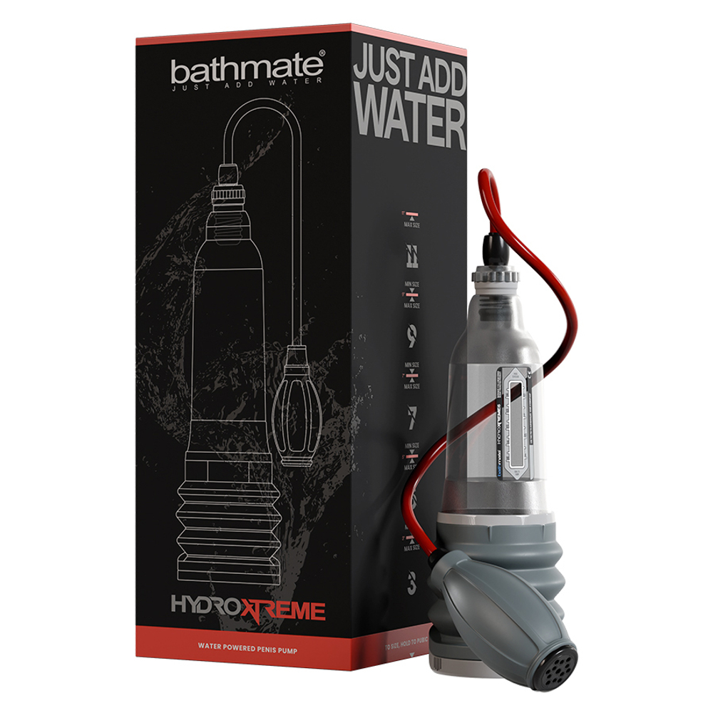 Набор прозрачная гидропомпа 24,5см для пениса + аксессуары Bathmate HydroXtreme5 Crystal Pump Without Accessories Kit