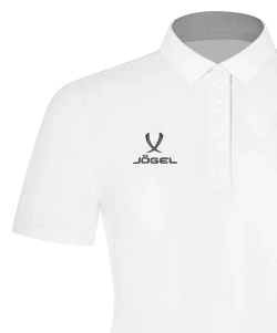 Поло женское JÖGEL PREMIER PerFormDRY CVC Polo W, белый