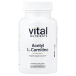 Vital Nutrients, Ацетил L-карнитин, 500 мг, 60 веганских капсул