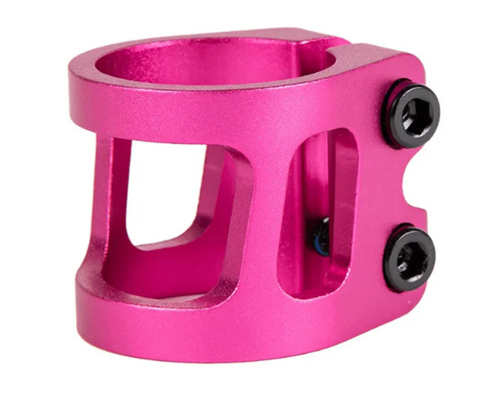 Зажим 2 болта AC02G, 34,9 мм, HIC (Drop) pink