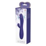 Фиолетовый вибратор-кролик 19см Pretty Love Snappy-Youth BI-014173L