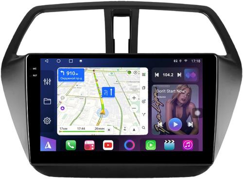 Магнитола для Suzuki SX4 2 2013-2021 (штатная КЗВ) - FarCar S500-TS20 монитор 9.5" 2K QLED на Android 14, Быстрейшая, CarPlay, 4G SIM-слот