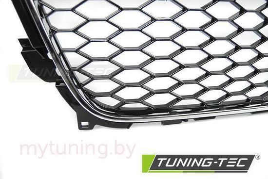 Решетка радиатора RS-TYPE CHROME BLACK для Audi A4 B8