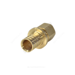 Муфта для PE-X труб аксиальная латунь Дн 25х1/2" ВР РОС