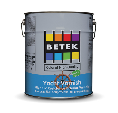 ЛАК BETEK YACHT VARNISH ГЛЯНЦЕВЫЙ 15Л