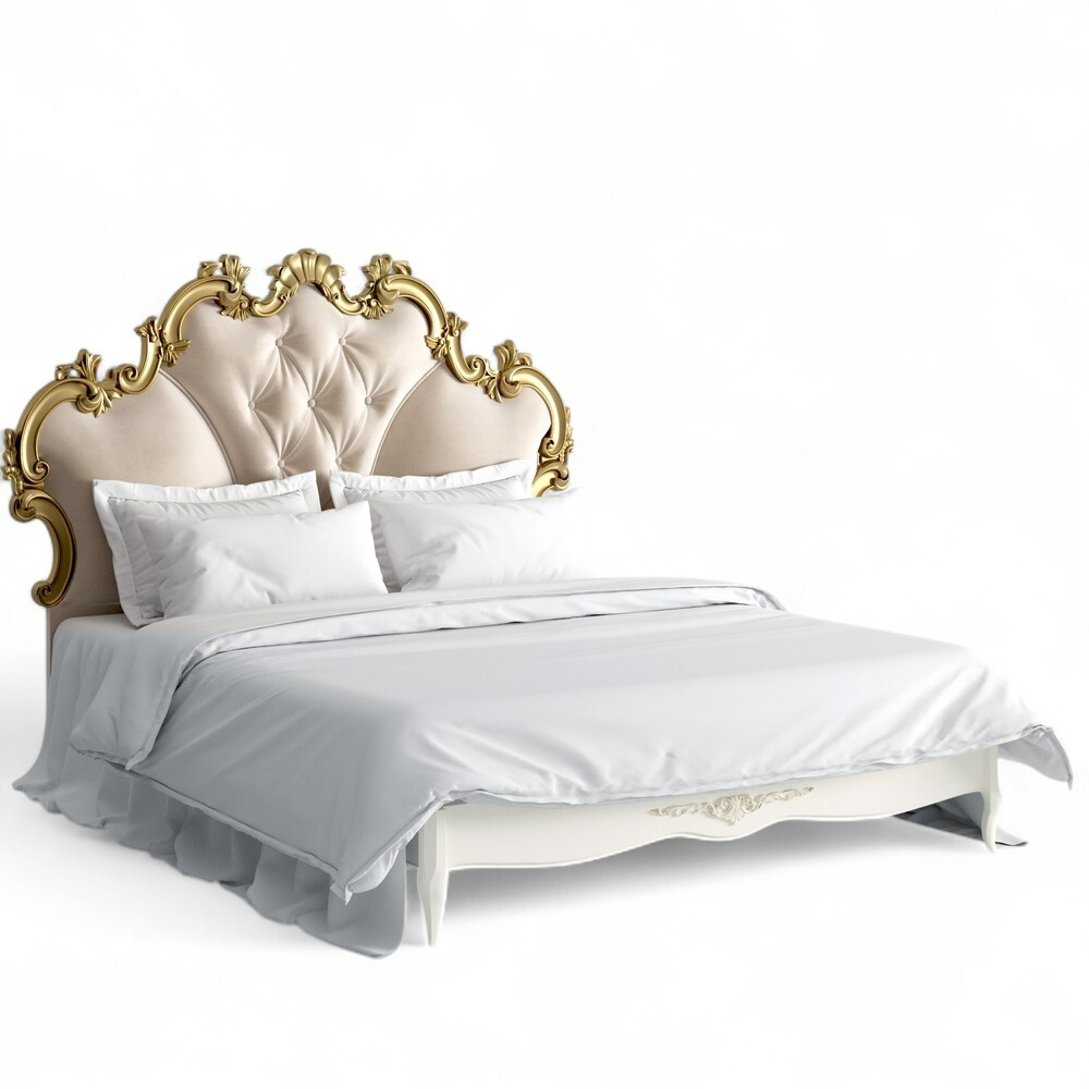 Кровать с мягким изголовьем 160*200 R566