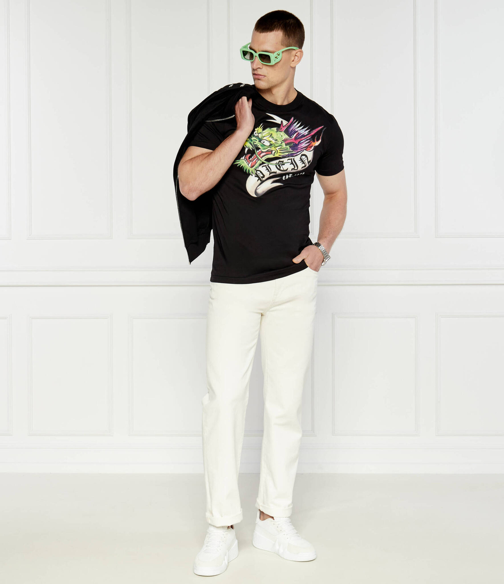 Футболка Philipp Plein - черный(MTK7091 PJY002N)