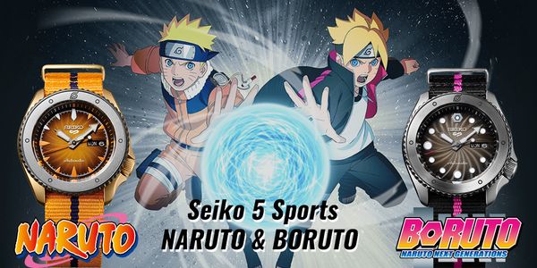 Seiko 5 Sports встречает НАРУТО и БОРУТО. Seiko 5 Sports встречает НАРУТО и БОРУТО.