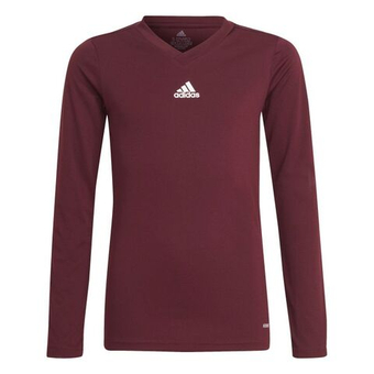 Футболка для мальчика теннисная Adidas Kids Team Base Long Sleeve - black