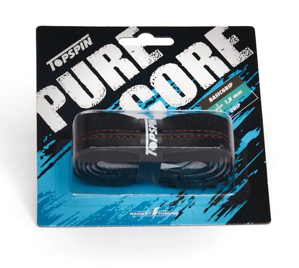 Базовые теннисные обмотки Topspin Purecore Basic Grip 1P — black