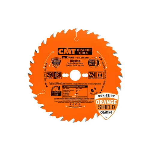 Тонкий пильный диск 160x20x1,7/1,1 20° 10° ATB + 8° SHEAR Z=24 CMT 271.160.24H