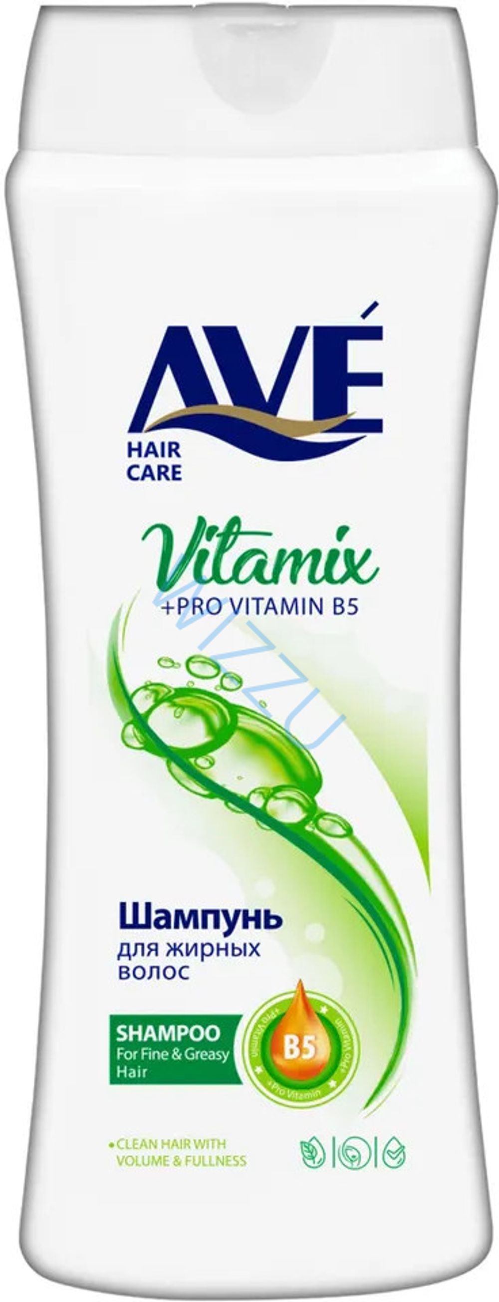 Шампунь AVE +PRO VITAMIN B5 для жирных волос 400 мл