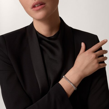 Clash de Cartier bracelet, flexible, medium model in white gold