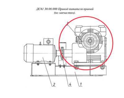 код 417134027 Редуктор 4-100-40-51-1-КУ1