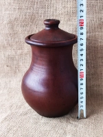 Крынка с глазурью Молочная 1,2 л