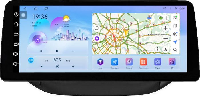 Магнитола для Jeep Compass 2 2016-2022 - FarCar монитор 12.3" 2K QLED на Android 14, Быстрая, CarPlay, 4G SIM-слот