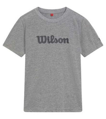 Детская футболка Wilson Youth Team Performance - medium gray heather