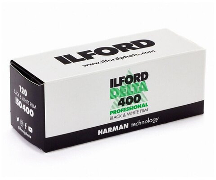 Фотопленка Ilford Delta 400 120/12, ч/б, негативная, 1 шт