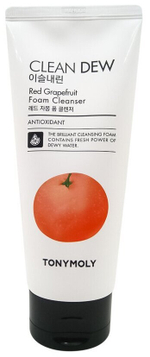 TONY MOLY Очищающая пенка для умывания с экстрактом красного грейпфрута CLEAN DEW Red Grapefruit Foam Cleanser 180 мл (05133)